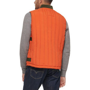 Venta caliente hombres Puffer chaleco abrigo marrón acolchado Casual invierno hombres chalecos y chalecos - Product Image 3