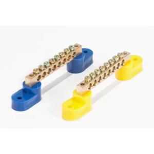 Trung tính Trái Đất thanh điện Din Rail busbar khối thiết bị đầu cuối với chủ - Product Image 1