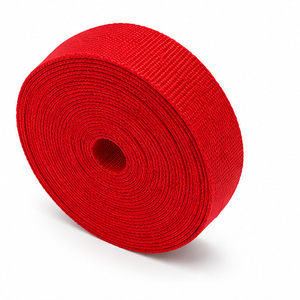 Fast Delivery 25/38/50mm Custom Width Premium Woven 100% Polyester/Polypropylene Webbing Eco-friendly for <b>Straps</b> Shoes Bags - Product Image 4