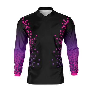 Camiseta de motocross de camuflaje, camisetas de Ciclismo de manga larga, sublimación, protección UV, camisetas de ciclismo para hombre - Product Image 3