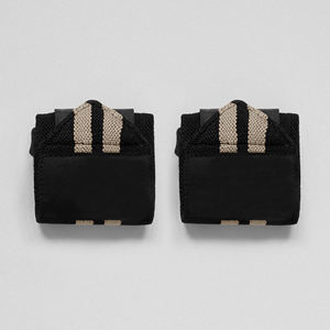 Bandes de poignet élastiques en néoprène de haute qualité avec boucles pour le pouce pour l'haltérophilie - Sangle de sport respirante et écologique - Product Image 1