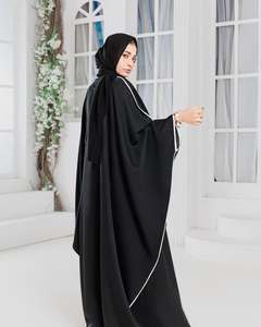 Femmes musulmanes modestes Abaya Hijab Robe Couleurs personnalisées OEM Service Adultes Islam PK 20pcs - Product Image 5