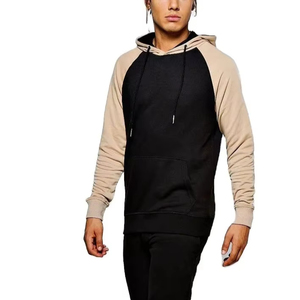 Survêtement en coton molletonné à motifs de blocs de couleurs, survêtement sur mesure pour hommes, vente en gros - Product Image 1