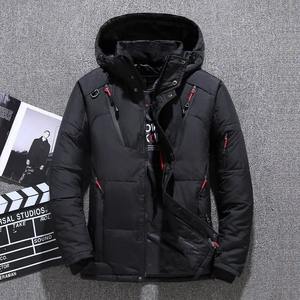 Fabricante OEM de Chaquetas de Invierno Largas, Chaqueta Acolchada con Capucha para Hombre, Chaqueta de Hombre con Cremallera a Prueba de Viento de Moda, Venta al por Mayor - Product Image 5