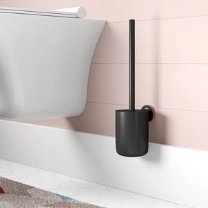 Porte-brosse de toilette en métal classique pour la décoration de salle de bain traditionnelle, alliant style intemporel et durabilité moderne - Product Image 3