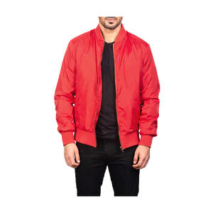 Chaqueta Bomber para hombre de talla grande estilo piloto de vuelo chaquetas OEM abrigo ropa de calle chaleco al por mayor satén elástico proveedor de alta calidad - Product Image 4