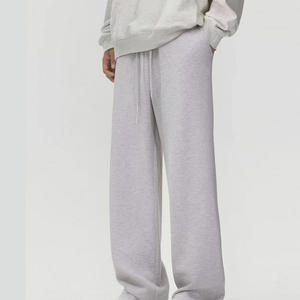 Pantalon de jogging personnalisé avec logo, imprimé, uni, marron, cargo, pour homme, pantalon de survêtement vierge, blanc, en molleton, pour homme - Product Image 2