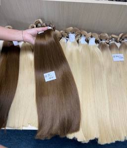 Virgen doble dibujado Remy extensiones de cabello vietnamita ceniza Rubio Balayage para cinta degradada estilo Cuitlce cortes - Product Image 1