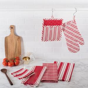 Lot de 3 torchons de cuisine compressés, rayés, antimicrobiens, doux et à séchage rapide, personnalisables, pour la vente en gros - Product Image 4