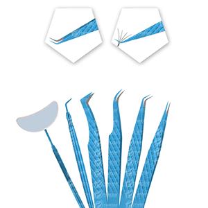 แหนบต่อขนตาด้ามจับเพชรแบบมืออาชีพผลิตจากสแตนเลสบริการ OEM สำหรับฉลากส่วนตัว - Product Image 1