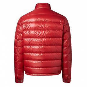 Chaqueta de Plumón Casual Cortavientos con Cuello Alto y Logotipo Frontal para Hombre, Otoño e Invierno, Venta al Por Mayor - Product Image 5