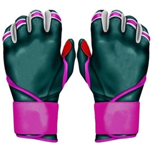 Gants de frappe de baseball en cuir Cabretta durables pour adultes Personnaliser le design des couleurs au prix de gros - Product Image 3