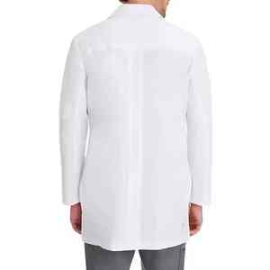 Blouse de laboratoire blanche à manches longues de qualité supérieure, coupe confortable, avec poches spacieuses, vêtements de protection médicale - Product Image 2