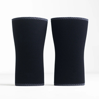 Rodillera de Neopreno Gruesa con Gel, Ajustable, Terapia Frío/Calor, Protección Profesional para Deportes, Negra/Azul, para Lesiones