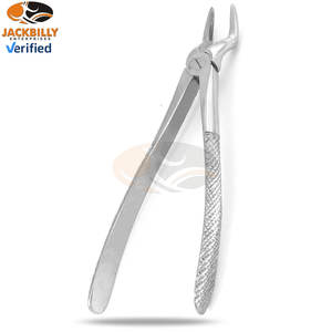 Fórceps de extracción Dental Manual de alta calidad #51S Patrón inglés Extracción de dientes certificada MOL de acero inoxidable Premium - Product Image 2