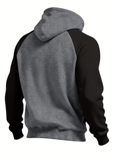 Sudadera de Cuello Redondo para Hombre de Alta Calidad, Mezcla de Tejido de Punto, Manga Larga, Corte Regular, Cómoda, para Primavera/Otoño - Product Image 2