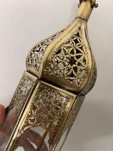 Handmade Recycled Iron Glass Moroccan Tealight <b>Lantern</b> <b>Mini</b> Multi-Color Christmas Home Decor - Product Image 4