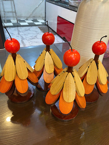 Salvamanteles de Madera para Árbol de Navidad, 3 Capas, Hecho a Mano, Ecológico, Resistente al Calor, Tamaño 15 cm, Roble - Product Image 6