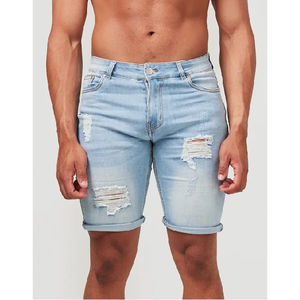 <b>Men's</b> High Quality Vintage Denim Shorts <b>Wide</b> <b>Leg</b> Baggy <b>Jeans</b> Solid Pattern Plus Size Casual Style Anti-Wrinkle Eco-Friendly - Product Image 1
