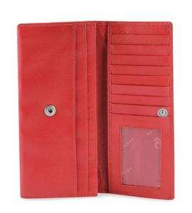 Cartera Elegante de Gran Capacidad para Mujer, de Cuero Nappa Vacuno, con Bloqueo RFID, Cierre de Botón Hecho a Mano, Solapa, Regalo Perfecto VAND - Product Image 5