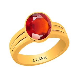 NOVAMART Fine Certified Natural Hessonite Gomed Gemstone <b>Ring</b> <b>Garnet</b> Main Stone for Everyday Wear Wholesale Export - Product Image 1