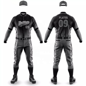 Uniforme de Baseball personnalisé avec Logo de l'équipe imprimée 2022, uniformes de Baseball de haute qualité - Product Image 3