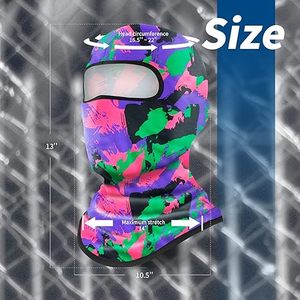 Masque de ski personnalisable 100% acrylique, best-seller, durable, marque privée, couvre-visage, cagoule unisexe, respirant, imperméable - Product Image 6