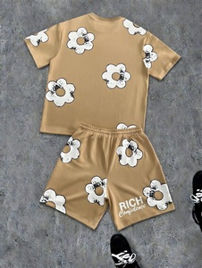 Conjunto Deportivo Informal de Verano para Hombre, 2 Piezas, Transpirable, Camiseta y Pantalones Cortos para Gimnasio, con Logotipo Personalizado y Alta Calidad - Product Image 2