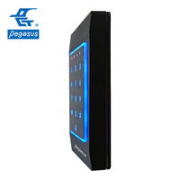 Lector de tarjetas de Control DE ACCESO HF 13,56 MHz NFC ISO14443A 15693 18092 con teclado táctil controlador en red