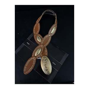 Cowgirl <b>Belt</b>, Waist <b>Belt</b>, <b>Dress</b> <b>Belt</b>, Skirt <b>Belt</b>, Trouser <b>Belt</b> - Tan-Gold - Product Image 3