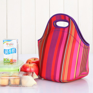 Sac à déjeuner en néoprène avec logo personnalisé, sac isotherme, boîte à lunch, sac à déjeuner isolé pour pique-niques en plein air - Product Image 1