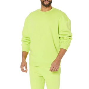 Sweat-shirt à capuche surdimensionné en molleton épais, personnalisé, vierge, respirant, écologique et doublé pour homme – Vente en gros - Product Image 5