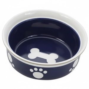Bol pour animaux de compagnie en acier inoxydable de qualité supérieure pour chiens et chats, motif patte et os, plat en métal blanc pour nourriture et eau, fournitures pour animaux de compagnie - Product Image 6