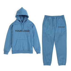 Secado rápido estampado personalizado bordado Fitness tejido de gran tamaño de manga larga poliéster algodón de talla grande chándal hombres ropa - Product Image 1