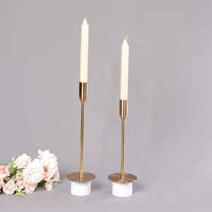 Chandelier Bougeoir Or 1 Bras avec Cristaux et Base en Marbre Conception et Taille Personnalisées Fabricant et Fournisseur par EliteDesign - Product Image 3