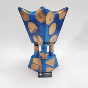 Brûleur à Bakhoor en Résine de Bois Naturel Fait Main Qualité Premium Outil de Parfum d'Ambiance Moderne Anti-Odeur Relaxation Cadeau Toutes Saisons - Product Image 4