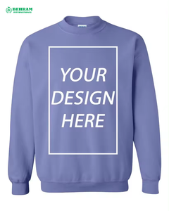 Sudadera con Capucha de Poliéster/Algodón de Colores Sólidos al por Mayor de Fábrica, Sudadera Térmica de Manga Larga con Cuello Redondo para Hombre, Talla Grande - Product Image 5