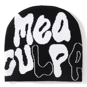 2025 News Manufacturer Custom logo <b>Winter</b> Cuffed Knitted <b>Hats</b> Fashion Hip hop <b>Hat</b> for <b>Men</b> Warm Beanie <b>Hats</b> - Product Image 2