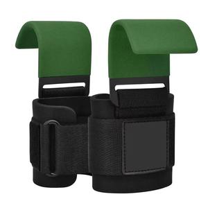 Wholesale Custom Logo Adjustable Power Hooks for Weightlifting Gym Lifting <b>Rod</b> Fitness Wrist <b>Holder</b> Straps - Product Image 1