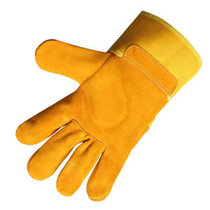 Guantes de Trabajo de Cuero Vacuno Duraderos de Grado A Resistentes al Desgaste para Logística de Almacén y Mantenimiento General - Product Image 6