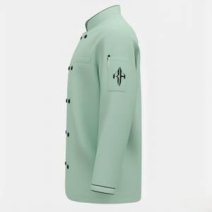 Tendance 2026, uniforme d'hôtel pour homme de haute qualité, couleur unie, imprimé numérique, manches longues, polyester/coton, par RIVIAN ATLANTIC - Product Image 3