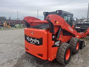 Kubota SSV75 Skid Steer Loader with <b>Track</b> and Crawler SVL97-2SHFC Loader with 220v <b>Pump</b> and Attachments - Product Image 5