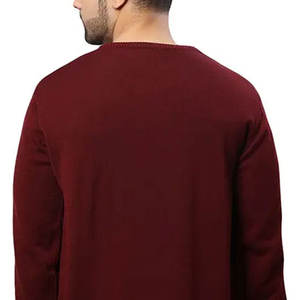 Pulls en tricot décontractés pour hommes - 100% polyester respirant, couleur et logo personnalisés, commandes en gros - Product Image 4