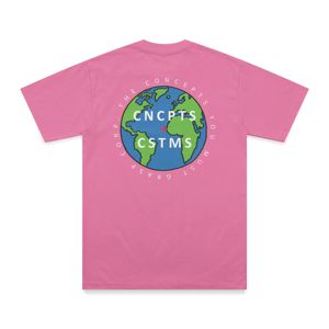 200 GSM rose surdimensionné T-Shirt Premium 100% coton DTF graphique Tee urbain Streetwear mode vêtements décontractés américain urbain décontracté - Product Image 2