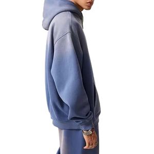 Conjunto Deportivo de Hombre de Alta Calidad, 100% Algodón, Estilo Holgado, Lavado Ácido, Sudadera con Capucha y Pantalones Jogger, Ropa Urbana - Product Image 5