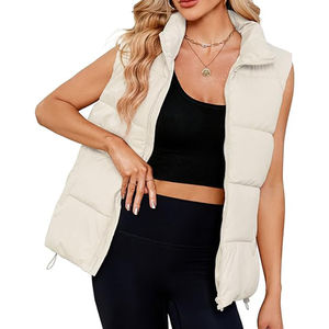 Chaleco acolchado de alta demanda para mujer, chaqueta de invierno para acampar al aire libre, 3 niveles de calor, calentador de cuerpo cálido, chaqueta acolchada para mujer, chaleco - Product Image 1
