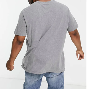 T-shirt en coton à manches courtes pour homme, coupe classique, col rond, imprimé montagne, personnalisable, vente en gros - Product Image 4
