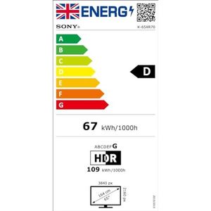 Mini téléviseur intelligent LED 75 pouces avec fréquence de rafraîchissement de 120 Hz, fonctionnalités de jeu 4K HDR, définition audio, streaming sans fil - Product Image 1