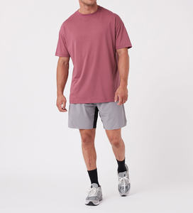 Camiseta de Cuello Redondo y Hombros Caídos, Lisa, Nueva Moda, Oversize, Personalizada, 200 Gsm, Premium, 100% Algodón Tejido, Anti-Pilling, Estampada - Product Image 2