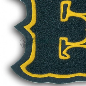 Vente en gros de patchs chenille de broderie de tissu personnalisés à bas quantité minimale de commande pour votre logo, style fleur thermocollant, OEM disponible - Product Image 4